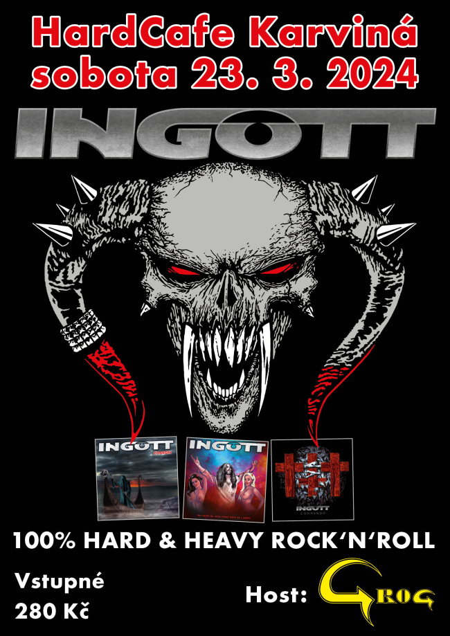 INGOTT HardCafe Karvina 03 2024 plakat